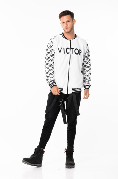 Victor Logo Water Resistant Bomber Jacket