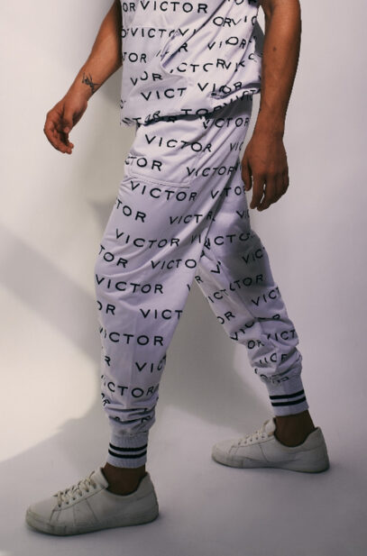 Victor Font White Jogger Pants