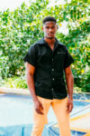 Black Loose Short Sleeves Shirt - Image 2