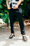 Jungle Plain Black Pants