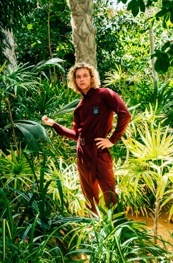 Maroon Jumpsuit