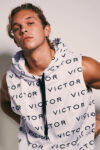 Victor Font White Hoodie - Image 2