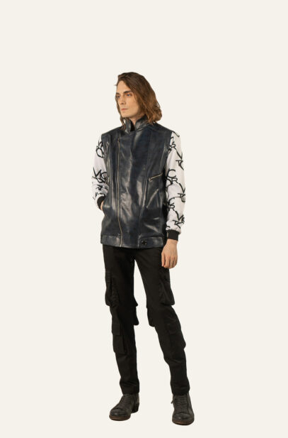 INITIUM- VICTOR LEATHER BIKER JACKET