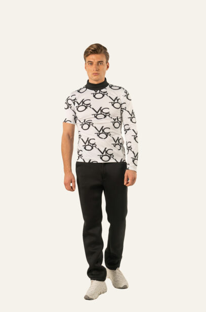 INITIUM- VICTOR HALF AND HALF SLEEVE T-SHIRT
