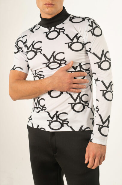 INITIUM- VICTOR HALF AND HALF SLEEVE T-SHIRT