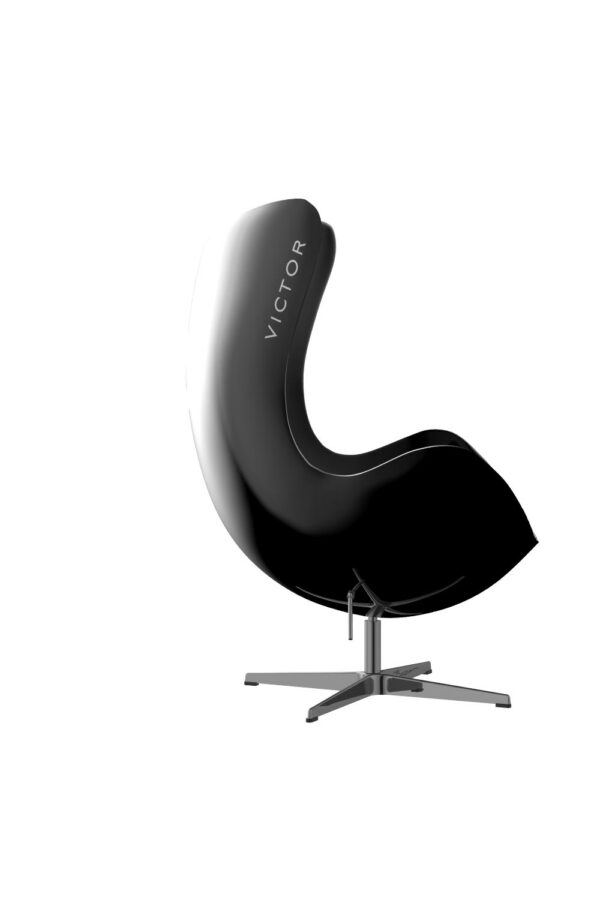 Victor X Booom Egg Shell Art Chair In Black