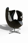 Victor X Booom Egg Shell Art Chair In Black