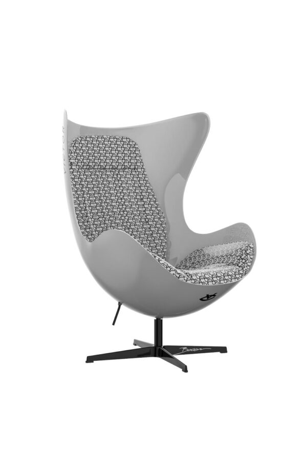 Victor X Booom Egg Shell Art Chair In White