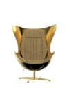 Victor X Booom Egg Shell Art Chair In Gold