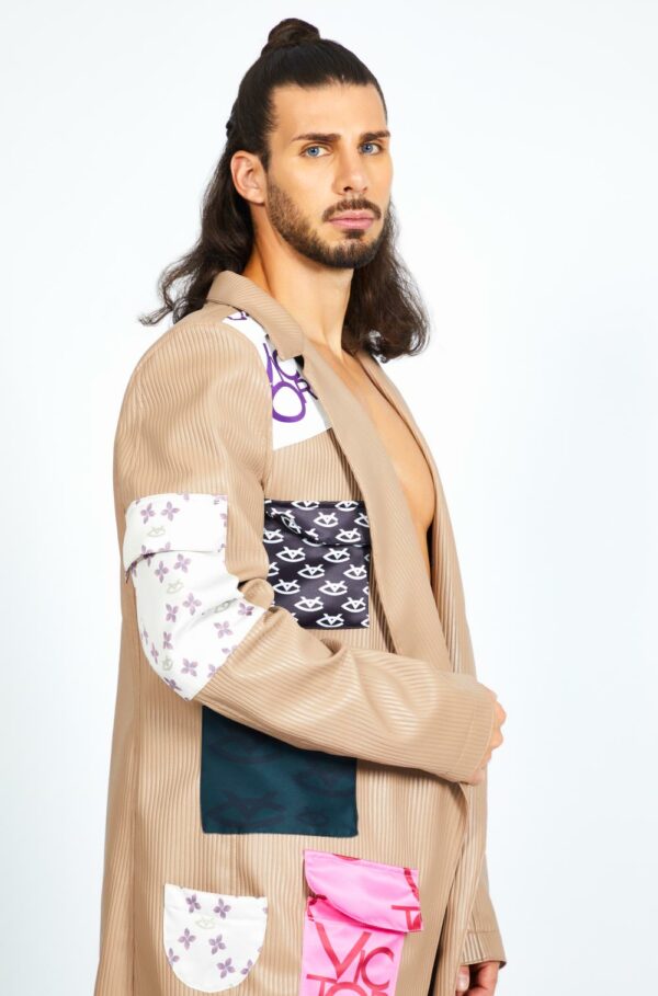 The Vaux Patch Print Coat