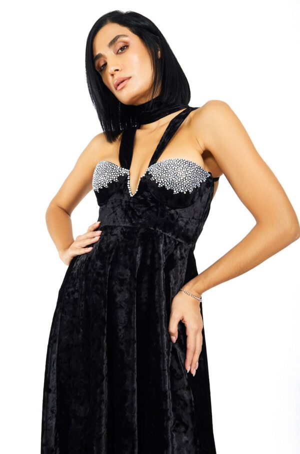 The Siren Eye Maxi Dress by The House of Victor