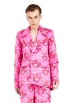 Magnum Pink Font Suit Blazer - Image 3