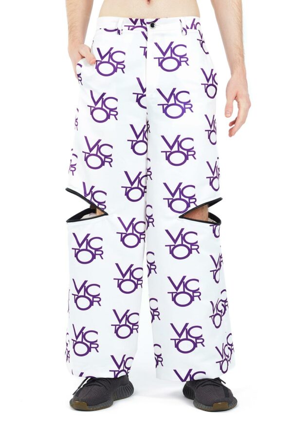 Victor Purple Fashion Suit Pants for Men