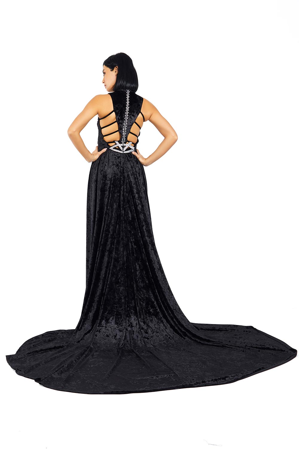 The Siren Eye Maxi Dress by The House of Victor