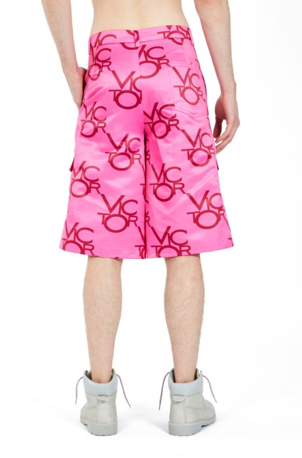 Magnum Pink Font Shorts - Image 2