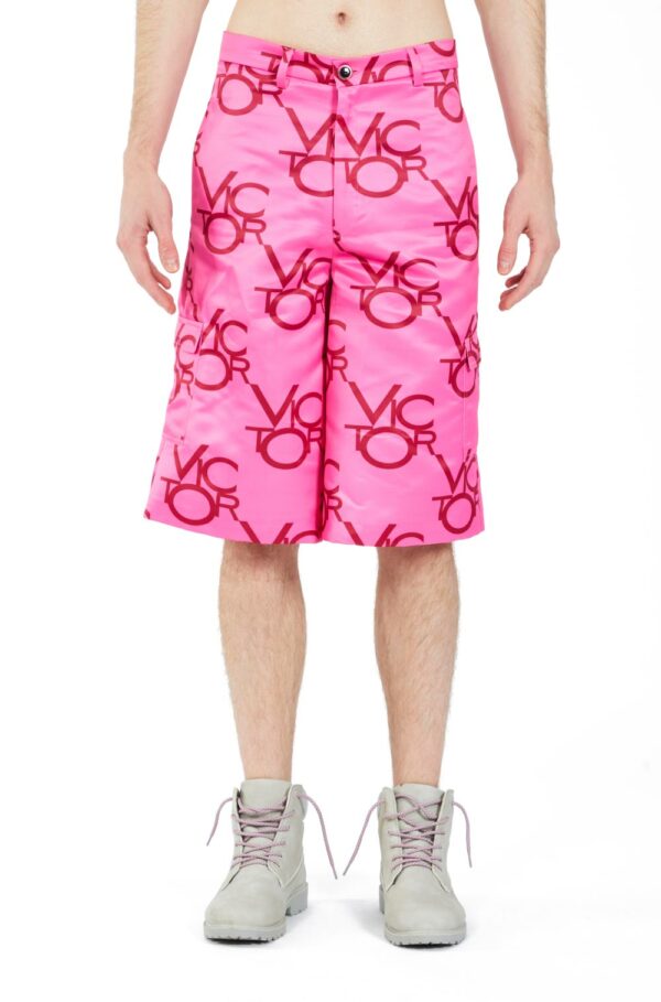 Magnum Pink Font Shorts