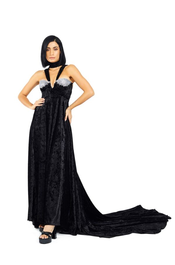 The Siren Eye Maxi Dress by The House of Victor