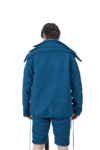 Victor Triple Collar Fleece Coat - Image 2