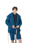 Victor Triple Collar Fleece Coat